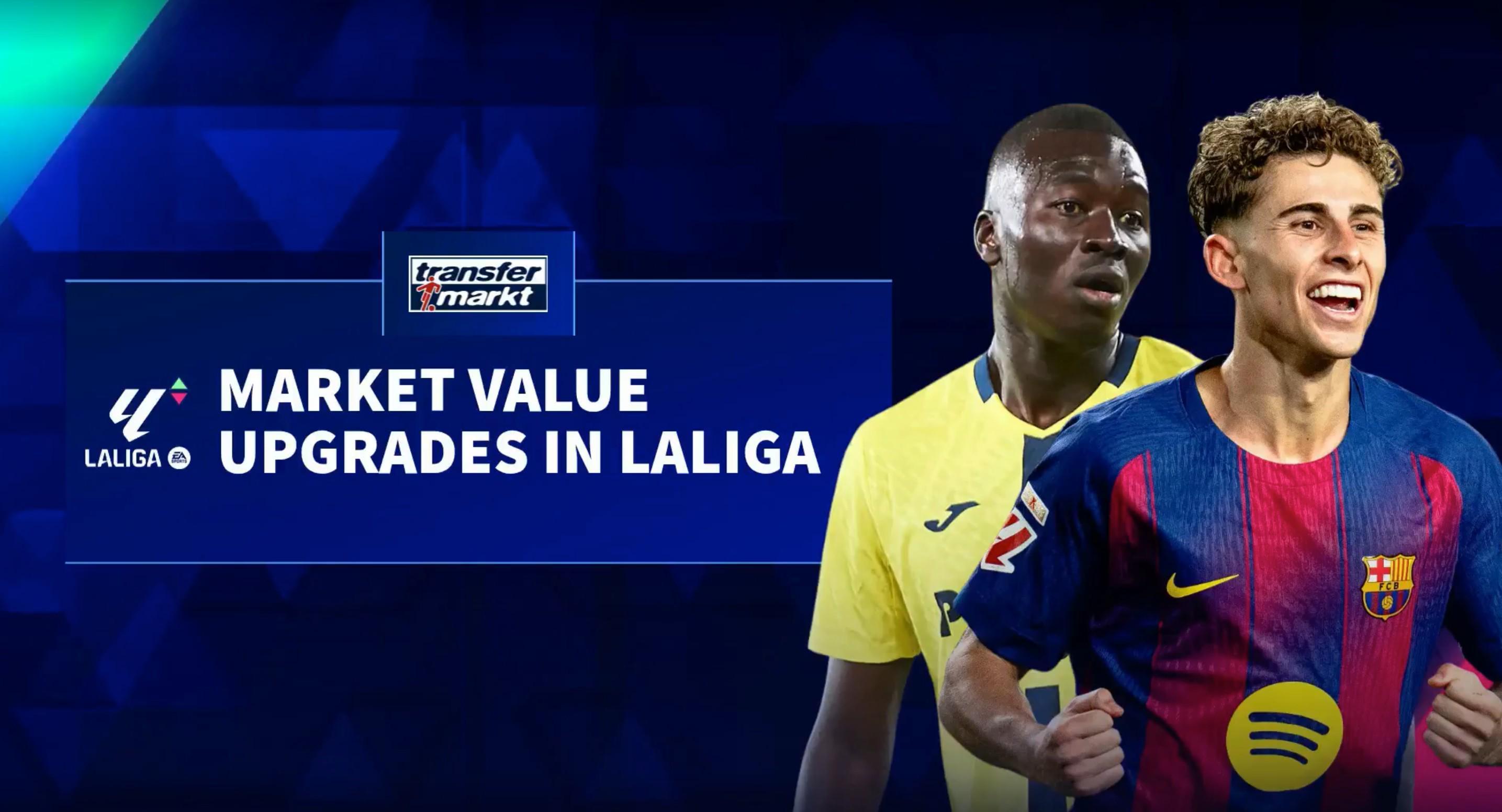 世界杯2026世界杯官方网站-西甲身价涨幅前10：费尔明第1，贝尔纳尔、皮塔奇、佩德里上榜